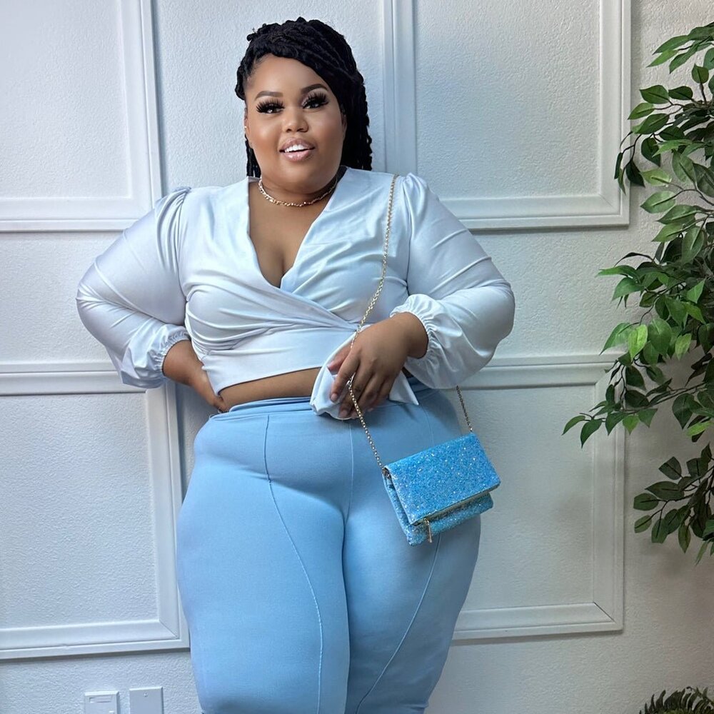 Plus Size White Pasha Top